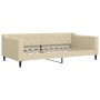 Cream fabric sofa bed 100x200 cm by vidaXL, Beds and slatted bases - Ref: Foro24-354170, Price: 223,68 €, Discount: %