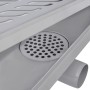 Linear shower drain 2 units curves 730x140 mm stainless steel by vidaXL, Drains - Ref: Foro24-275961, Price: 87,99 €, Discoun...