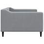 Sofá cama tela gris claro 90x190 cm de vidaXL, Camas y somieres - Ref: Foro24-354171, Precio: 210,88 €, Descuento: %