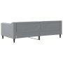 Sofá cama tela gris claro 90x190 cm de vidaXL, Camas y somieres - Ref: Foro24-354171, Precio: 210,88 €, Descuento: %