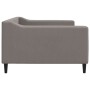 Sofá cama tela gris taupe 100x200 cm de vidaXL, Camas y somieres - Ref: Foro24-354169, Precio: 223,68 €, Descuento: %