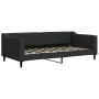 Sofá cama tela negro 90x190 cm de vidaXL, Camas y somieres - Ref: Foro24-354173, Precio: 212,99 €, Descuento: %