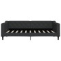 Sofá cama tela negro 90x190 cm de vidaXL, Camas y somieres - Ref: Foro24-354173, Precio: 212,99 €, Descuento: %