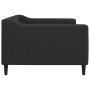 Sofá cama tela negro 90x190 cm de vidaXL, Camas y somieres - Ref: Foro24-354173, Precio: 212,99 €, Descuento: %