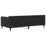 Sofá cama tela negro 90x190 cm de vidaXL, Camas y somieres - Ref: Foro24-354173, Precio: 212,99 €, Descuento: %