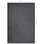 Anthrazitgraue Fußmatte 80x120 cm von vidaXL, Fußmatten - Ref: Foro24-331594, Preis: 44,70 €, Rabatt: %