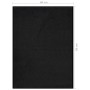 Schwarz gestreifte Fußmatte 60x80 cm von vidaXL, Fußmatten - Ref: Foro24-331596, Preis: 26,84 €, Rabatt: %