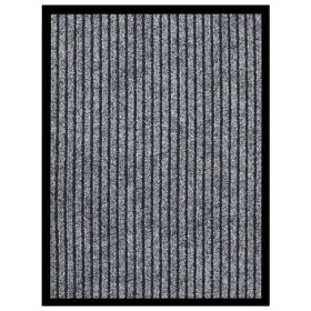 Grau gestreifte Fußmatte 40x60 cm von vidaXL, Fußmatten - Ref: Foro24-331604, Preis: 16,99 €, Rabatt: %