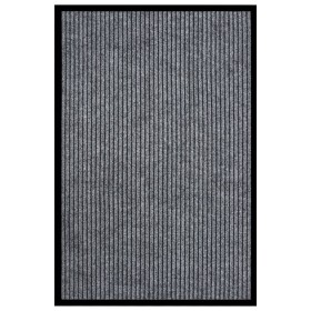 Felpudo de rayas gris 80x120 cm de vidaXL, Felpudos - Ref: Foro24-331606, Precio: 28,33 €, Descuento: %