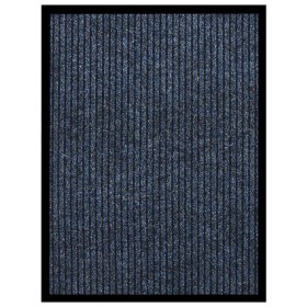 Blau gestreifte Fußmatte 60x80 cm von vidaXL, Fußmatten - Ref: Foro24-331611, Preis: 21,36 €, Rabatt: %