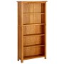 5-stufiges Regal aus massivem Eichenholz, 70 x 22 x 140 cm von vidaXL, Bücherregale und Regale - Ref: Foro24-331736, Preis: 2...