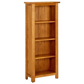 4-tier solid oak wood shelf 45x22x110 cm by vidaXL, Bookcases and shelves - Ref: Foro24-331740, Price: 128,93 €, Discount: %