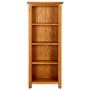 Estantería de 4 niveles madera maciza de roble 45x22x110 cm de vidaXL, Librerías y estanterías - Ref: Foro24-331740, Precio: ...