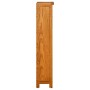 Estantería de 4 niveles madera maciza de roble 45x22x110 cm de vidaXL, Librerías y estanterías - Ref: Foro24-331740, Precio: ...