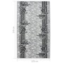 Alfombra de pasillo BCF gris 100x150 cm de vidaXL, Alfombras - Ref: Foro24-331840, Precio: 29,42 €, Descuento: %