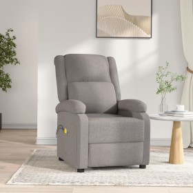 Electric massage chair taupe gray fabric by vidaXL, Electric massage chairs - Ref: Foro24-3098366, Price: 273,99 €, Discount: %