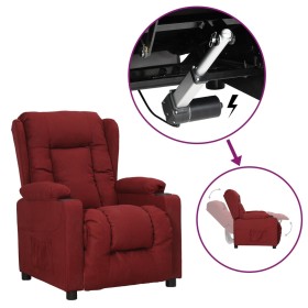 Sillón elevable tela rojo tinto de vidaXL, Sillones - Ref: Foro24-3093426, Precio: 290,78 €, Descuento: %