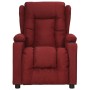 Sillón elevable tela rojo tinto de vidaXL, Sillones - Ref: Foro24-3093426, Precio: 290,78 €, Descuento: %