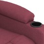 Sillón reclinable eléctrico tela rojo tinto de vidaXL, Sillones - Ref: Foro24-3098780, Precio: 274,85 €, Descuento: %