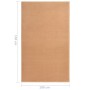 Alfombra de pasillo BCF beige 100x150 cm de vidaXL, Alfombras - Ref: Foro24-331960, Precio: 30,99 €, Descuento: %