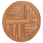 Superficie de mesa redonda madera maciza de teca 2,5 cm 60 cm de vidaXL, Tableros para mesas - Ref: Foro24-48984, Precio: 90,...