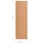 BCF beige hallway rug 100x350 cm by vidaXL, Rugs - Ref: Foro24-331964, Price: 54,47 €, Discount: %