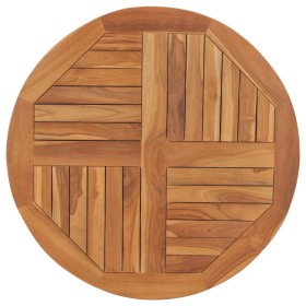 Round table surface solid teak wood 2.5 cm 80 cm by vidaXL, Table tops - Ref: Foro24-48986, Price: 101,81 €, Discount: %