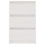 Mesitas de noche 2 uds madera maciza pino blanco 40x29,5x64 cm de vidaXL, Mesitas de noche - Ref: Foro24-808086, Precio: 103,...