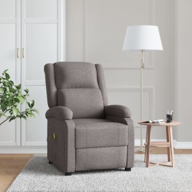 Taupe gray fabric massage wing chair by vidaXL, Electric massage chairs - Ref: Foro24-342434, Price: 273,99 €, Discount: %