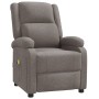 Sillón orejero de masaje de tela gris taupé de vidaXL, Sillones de masaje eléctricos - Ref: Foro24-342434, Precio: 273,21 €, ...