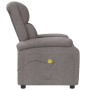 Sillón orejero de masaje de tela gris taupé de vidaXL, Sillones de masaje eléctricos - Ref: Foro24-342434, Precio: 273,21 €, ...