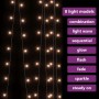 LED curtain lights 300 cold white LEDs 8 functions 3x3 m by vidaXL, Christmas lights - Ref: Foro24-328925, Price: 22,72 €, Di...