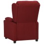 Sillón reclinable de tela rojo tinto de vidaXL, Sillones - Ref: Foro24-339051, Precio: 244,73 €, Descuento: %