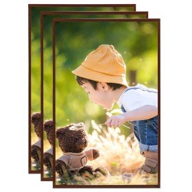 Tabletop collage photo frames 3 pcs bronze MDF 10x15 cm by vidaXL, Photo frames - Ref: Foro24-332196, Price: 12,28 €, Discoun...