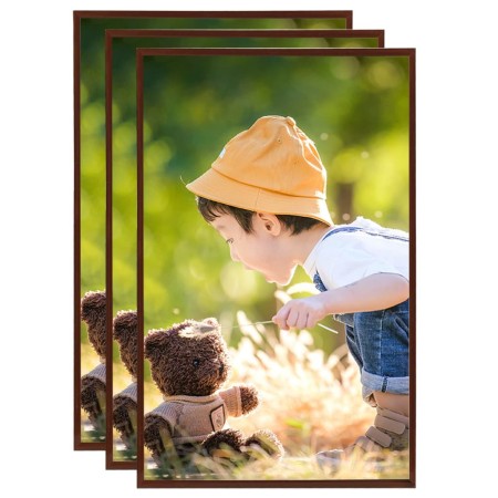 Bronze MDF table collage photo frames 3 units 13x18 cm by vidaXL, Photo frames - Ref: Foro24-332199, Price: 11,11 €, Discount: %