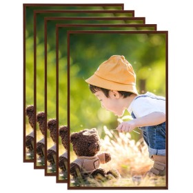 Tabletop collage photo frames 5 pcs bronze MDF 13x18 cm by vidaXL, Photo frames - Ref: Foro24-332200, Price: 10,64 €, Discoun...