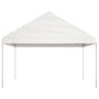 Cenador con techo polietileno blanco 20,07x4,08x3,22 m de vidaXL, Carpas y cenadores - Ref: Foro24-3155517, Precio: 757,59 €,...