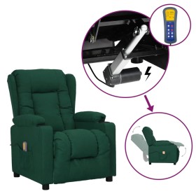 Dark green fabric lifting massage chair by vidaXL, Electric massage chairs - Ref: Foro24-3093439, Price: 313,55 €, Discount: %