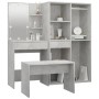 Concrete Gray Plywood LED Vanity Set by vidaXL, Bedroom furniture sets - Ref: Foro24-3114102, Price: 250,41 €, Discount: %