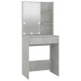 Concrete Gray Plywood LED Vanity Set by vidaXL, Bedroom furniture sets - Ref: Foro24-3114102, Price: 250,41 €, Discount: %