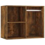 Vanity set with LED lights, smoked oak plywood by vidaXL, Bedroom furniture sets - Ref: Foro24-3114104, Price: 220,30 €, Disc...