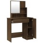 Dressing table set in brown oak color, 86.5x35x136 cm by vidaXL, Bedroom Dressers - Ref: Foro24-3114154, Price: 104,99 €, Dis...