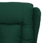 Sillón de masaje eléctrico tela verde oscuro de vidaXL, Sillones de masaje eléctricos - Ref: Foro24-3098795, Precio: 292,78 €...