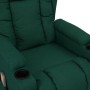 Sillón de masaje eléctrico tela verde oscuro de vidaXL, Sillones de masaje eléctricos - Ref: Foro24-3098795, Precio: 292,78 €...