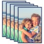 Wall collage photo frames 5 pcs blue MDF 59.4x84 cm by vidaXL, Photo frames - Ref: Foro24-332277, Price: 59,23 €, Discount: %