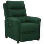 Sillón reclinable eléctrico tela verde oscuro de vidaXL, Sillones - Ref: Foro24-3098969, Precio: 230,99 €, Descuento: %