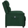 Sillón reclinable eléctrico tela verde oscuro de vidaXL, Sillones - Ref: Foro24-3098969, Precio: 230,99 €, Descuento: %