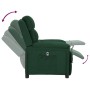 Sillón reclinable eléctrico tela verde oscuro de vidaXL, Sillones - Ref: Foro24-3098969, Precio: 230,99 €, Descuento: %