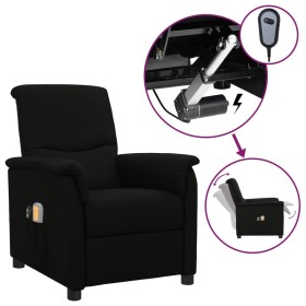 Sillón de masaje eléctrico tela negro de vidaXL, Sillones de masaje eléctricos - Ref: Foro24-3098558, Precio: 216,99 €, Descu...