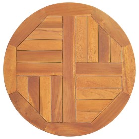 Round table top solid teak wood 2.5 cm 50 cm by vidaXL, Table tops - Ref: Foro24-316154, Price: 49,89 €, Discount: %